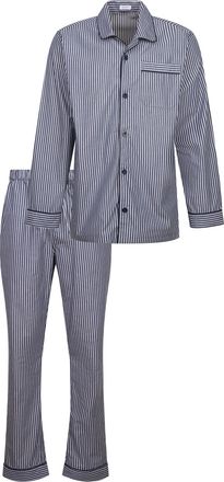 Seidensticker Schlafhose SEIDENSTICKER, Herren, Gr. 48, Normalgr&ouml;ssen, dunkelblau, 100% Baumwolle, kariert, Hosen Schlafhose