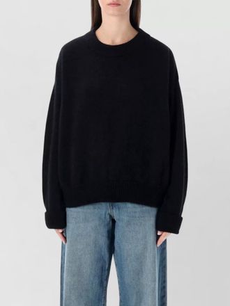 American Vintage boat neck oversized knit long sleeve sweater