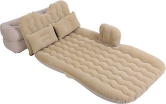 OEM Colch&oacute;n Hinchable Para Interior Y Exterior, Camping, Viajes, Asiento Trasero Del Coche, Coj&iacute;n De Aire (beige)