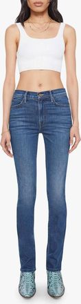 Mother Rascal Skimp Straight Leg Jean In Shine On