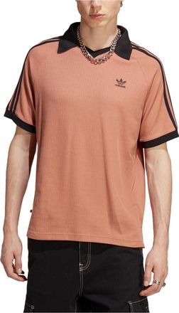 adidas Adicolor Classics Waffle Polo Shirt Asia Sizing Clay Strata HS2083