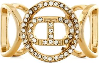 Twin-Set Verfraaide open ring - Goud