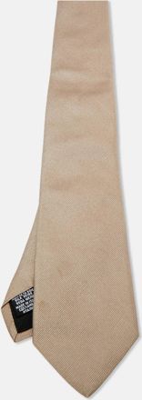 HUGO BOSS Boss By Hugo Boss Dark Beige Silk Tie