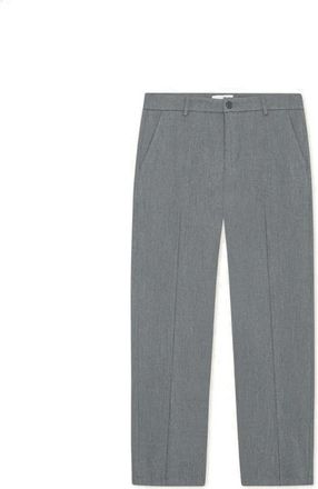 Les Deux Broeken, Heren, Grijs, W32 L34, Polyester, Como Solid Slack Pants