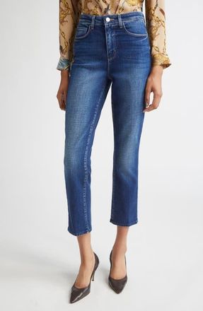 L'agence Celestia Slim Fit Crop Jeans in Marvista at Nordstrom, Size 25