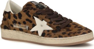 Golden Goose Womens Ball Star Sneakers Brown-Cream Brown/cream
