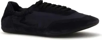 Prada Mens Collapse Sneakers Re-Nylon And Suede Blu Sole: Rubber