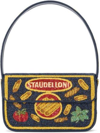Staud Tommy Beaded Shoulder Bag in Staudelloni at Nordstrom