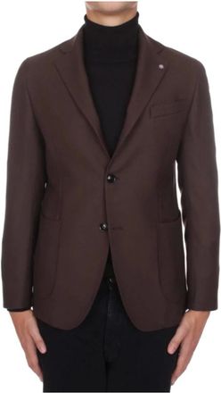 Bharnaba Uomo, Giacche, Marrone, 4Xl, new