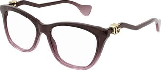 Gucci Stijlvolle Brillen - Dames - Brillen - Veelkleurig - 54 MM - Accessoires