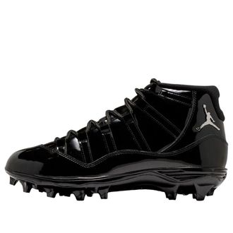 Nike Jordan Air Jordan 11 Mid TD Cleats Black Patent HM7324-001