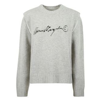 Maison Margiela Felpa con cappuccio - - Knitwear - Donna - Grigio - M