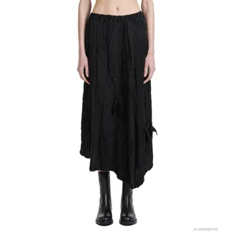 Aleksandr Manam&iuml;s Les Portraits Asymmetric Long Skirt
