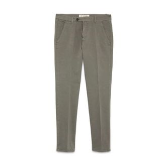 Roy Rogers Chinos, male, Gray, W31, Grey Winter Gabardine Trousers