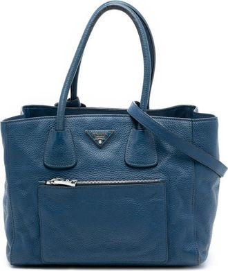 Prada Pre-owned Prada Vitello Daino Front Pocket Open Convertible Tote DYLT7GQJFBCNOJ8F