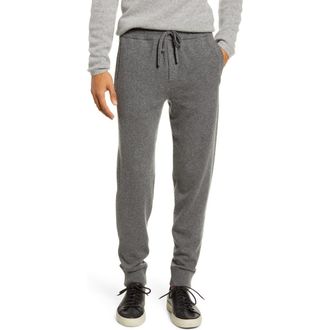 Vince Cashmere & Wool Sweatpants in Heather Medium Grey at Nordstrom Rack, Size X-Small