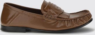 Marni Mocassino in pelle arriccita con frange