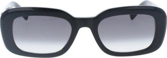 Saint Laurent Klassieke Zwarte Zonnebril SL M130 - Dames - Zonnebrillen - Zwart - 53 MM - Accessoires