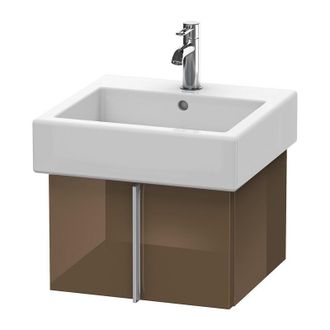 Duravit Duravit Vero Vanity 6103, De Pared, Con 1 Extra&iacute;ble, 450mm, Color (frente/cuerpo): Marr&oacute;n Oliva Laca Alto Brillo - Ve610306161