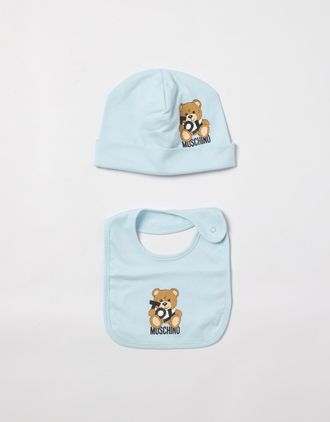 Moschino Coordinato in cotone Teddy Toy