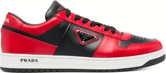 Prada Slippers - Heren - Sneakers - Rood - 44 EU - Schoenen