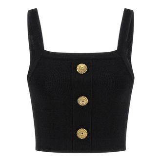 Balmain Mujer, Camisetas, Negro, Talla: XS