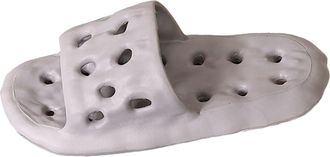 Generic Bathing Slippers Womens Mens Hollow Out Bathing Shoes Summer Comfortable Bath Slippers Non-Slip Slippers Soft Slippers Slides Shower Shoes Sandals Lig