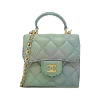 Chanel Pre-owned Vintage Schoudertas - Dames - Pre-owned - Veelkleurig - Maat: ONE Size Leer