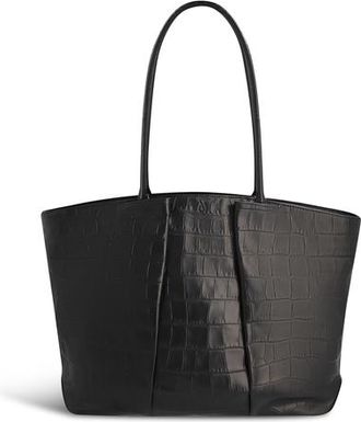Kaai Horizon Leather Tote Bag in Soft Croco at Nordstrom