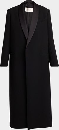 The Row Erdene Single-Breasted Wool Long Coat