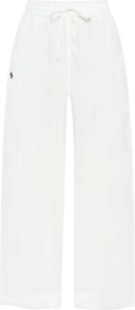 Polo Ralph Lauren Pantalone - Dames - Wijde Broeken - Beige - XS - Broeken
