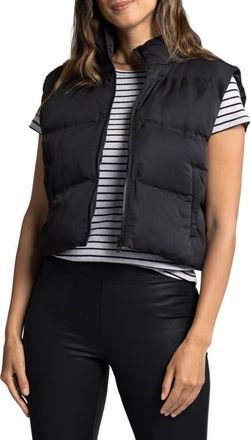 Thread & Supply Issey Puffer Vest in Black at Nordstrom, Size Medium