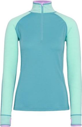 Kari Traa Mila Half Zip Merinounterw&auml;sche f&uuml;r Damen | t&uuml;rkis