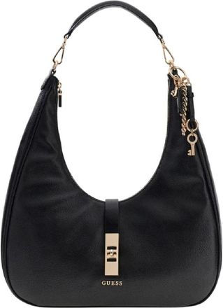Guess Tassen, Dames, Zwart, ONE Size, Leer, Brooke Schoudertas