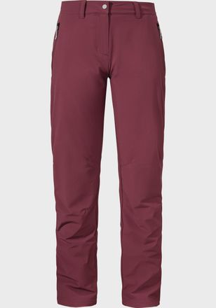 Sch&ouml;ffel Outdoorhose SCH&Ouml;FFEL Pants Engadin1 Warm L, Damen, Gr. 36, Normalgr&ouml;ssen, rot (2965, rot), Oberstoff: 89% Nylon, 11% Elasthan; Futter: 100% Polyester,