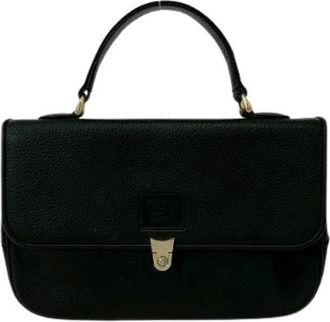 Burberry Pre-owned Leren Handtas - Dames - Vintage Handtas - Zwart - ONE Size - Leer - Vintage