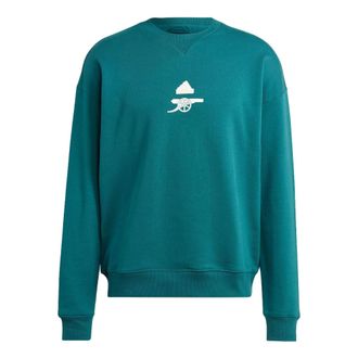 adidas Arsenal Lifestyler Heavy Cotton Sweatshirt Rich Green HZ2064