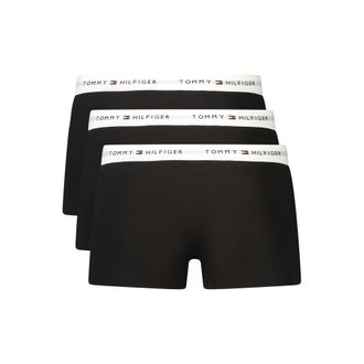 Tommy Hilfiger Logo-Waistband Cotton Boxer Shorts - Black