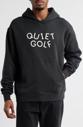Quiet Golf Dancin Logo Hoodie in Black at Nordstrom Rack, Size Small