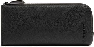 Piquadro Leren Etui met Brilvak - Heren - Tassen - Zwart - ONE Size - Katoen - Tassen