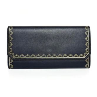 Cartier Pre-owned Wallets, female, Black, Size: ONE SIZE Pre-owned Leather wallets