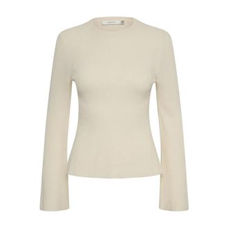 Gestuz Dames, Truien, Beige, Maat: XL Wol