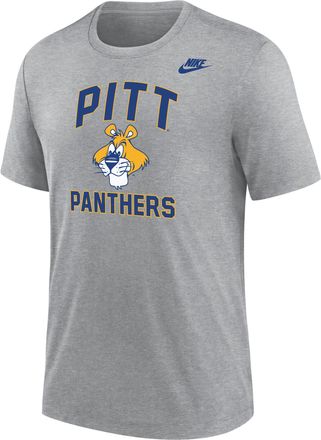 Nike Pittsburgh Panthers Nike Mens Football Tri-Blend T-Shirt in Grey | M21372P396PTBG-DGH