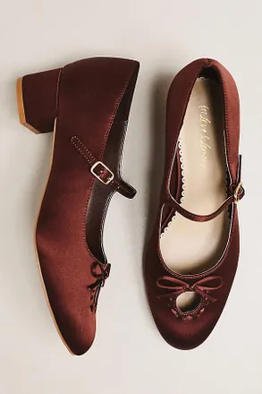 For Love & Lemons Annie Mary Jane Block Heels