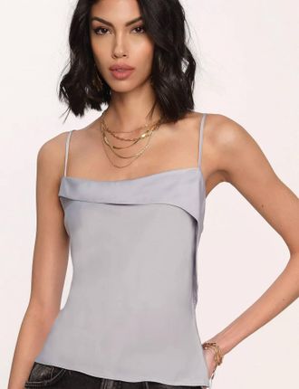 Heartloom Sheryl Square Neck Cami In Grey