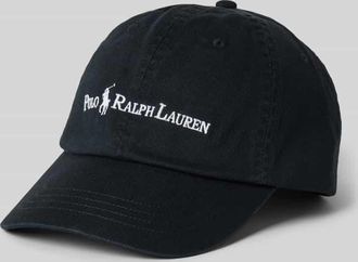 Polo Ralph Lauren Basecap mit Label-Stitching in Black, Größe 1