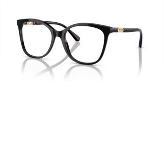 Emporio Armani 3231 Vista Cat-Eye Black Acetate Sunglasses with Gold Accents