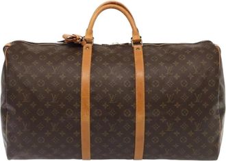 Louis Vuitton Pre-owned Weekend Bags, female, Brown, Size: ONE SIZE Pre-owned Vintage Monogram Keepall Duffle Bag