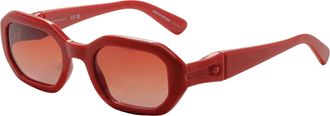 Longchamp Womens 52mm Red Sunglasses
