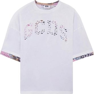 GCDS Gcds, Donna, Top, Bianco, 2Xs, new
